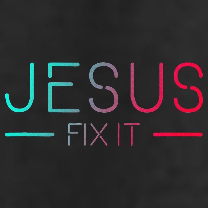 Christian Jesus Fix It Faith Filled 25L Jumbo Tote