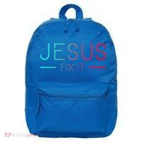 Christian Jesus Fix It Faith Filled 16 in Basic Backpack