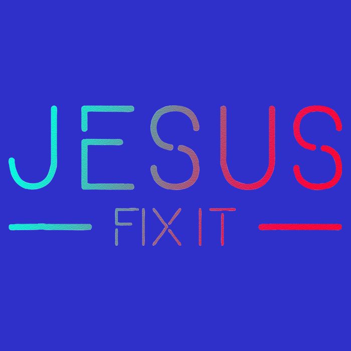 Christian Jesus Fix It Faith Filled Women's V-Neck T-Shirt