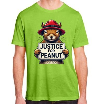 Cute Justice For Peanut The Squirrel Wanted Gift Adult ChromaSoft Performance T-Shirt