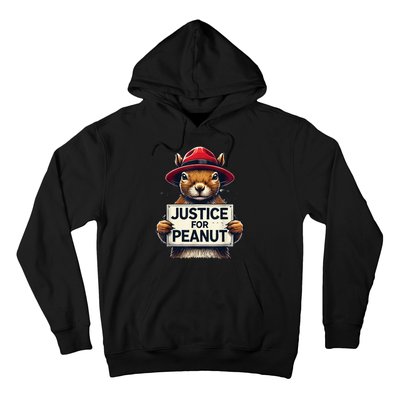 Cute Justice For Peanut The Squirrel Wanted Gift Hoodie