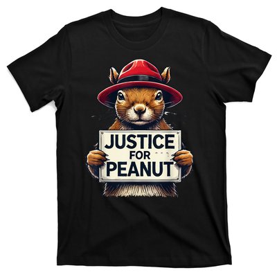 Cute Justice For Peanut The Squirrel Wanted Gift T-Shirt