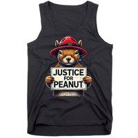 Cute Justice For Peanut The Squirrel Wanted Gift Tank Top