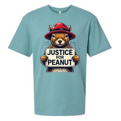 Cute Justice For Peanut The Squirrel Wanted Gift Sueded Cloud Jersey T-Shirt