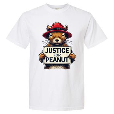 Cute Justice For Peanut The Squirrel Wanted Gift Garment-Dyed Heavyweight T-Shirt