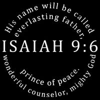 Christmas Jesus Father Prince Peace Counselor Isaiah 96 Premium T-Shirt