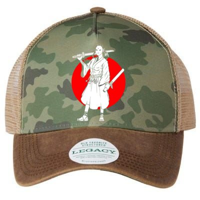 Cool Japanese Fighter And Japan Legacy Tie Dye Trucker Hat