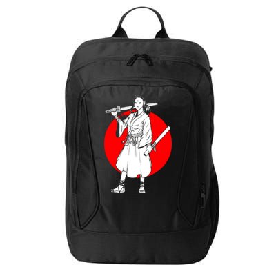 Cool Japanese Fighter And Japan City Backpack