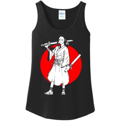 Cool Japanese Fighter And Japan Ladies Essential Tank