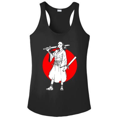 Cool Japanese Fighter And Japan Ladies PosiCharge Competitor Racerback Tank