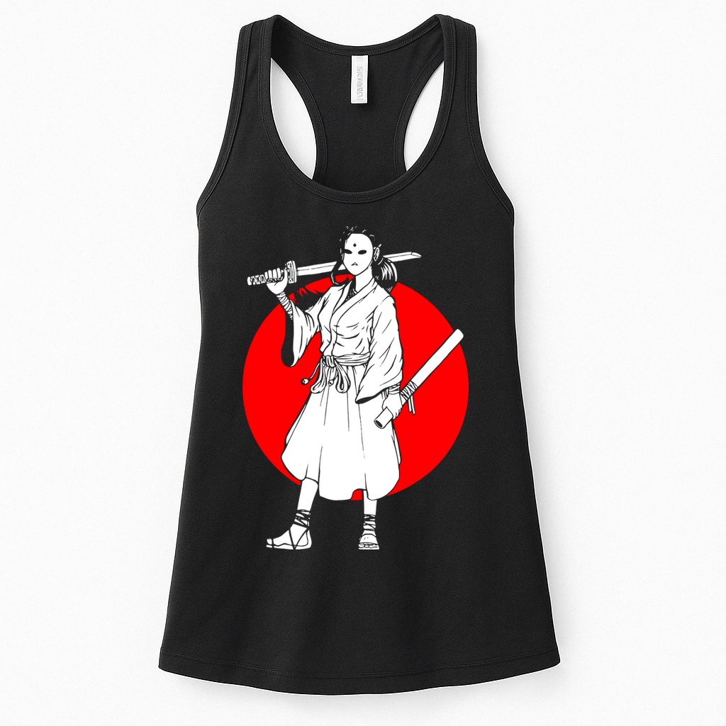 Cool Japanese Fighter And Japan Womens Tank Top