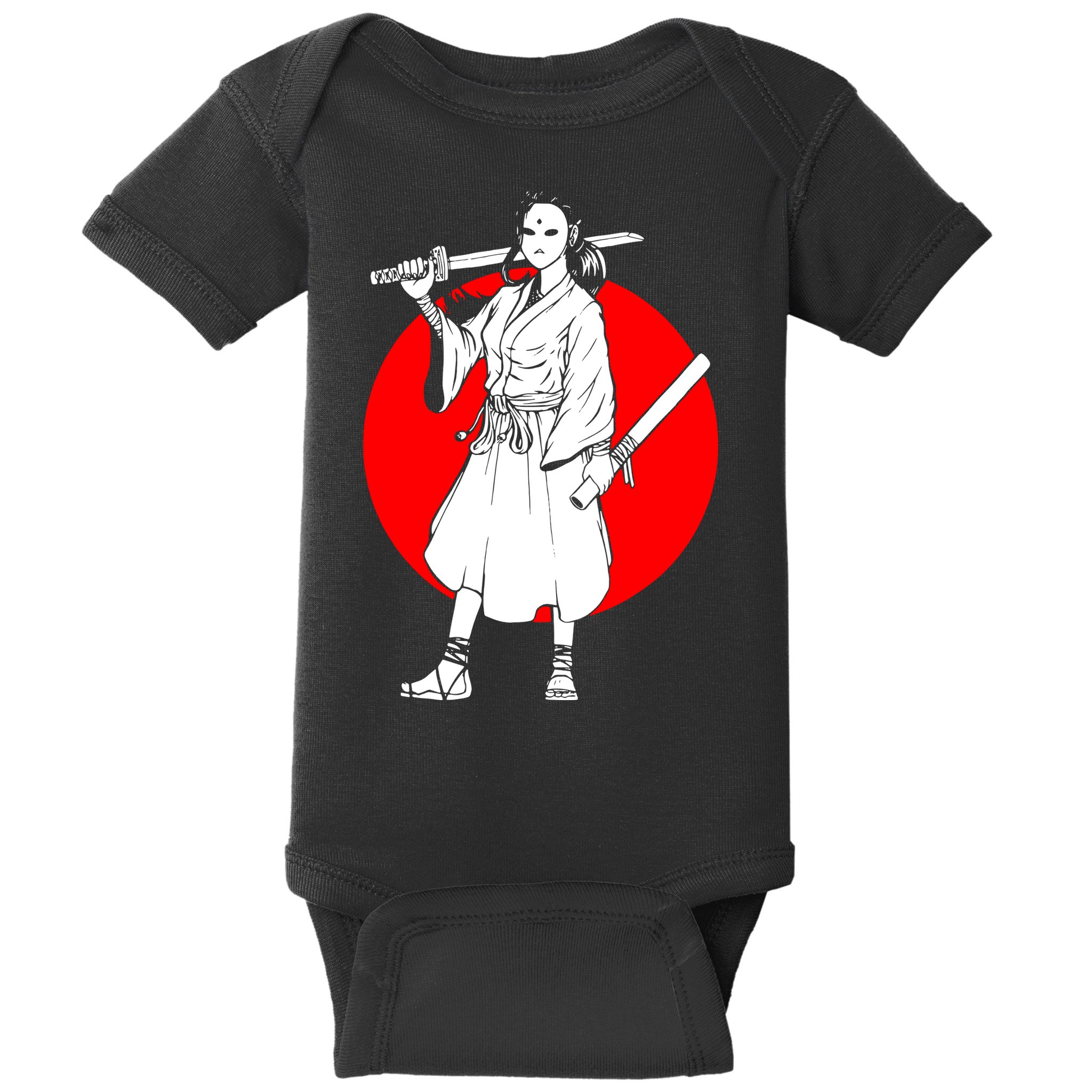 Cool Japanese Fighter And Japan Baby Bodysuit
