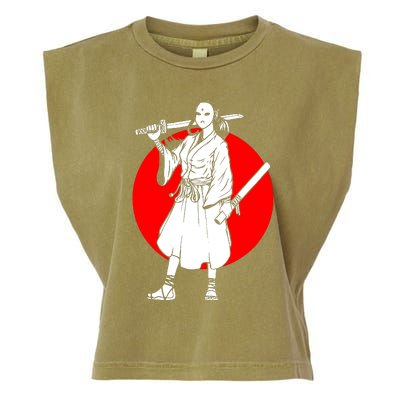 Cool Japanese Fighter And Japan Garment-Dyed Women's Muscle Tee