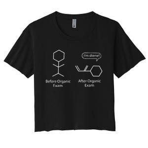 Chemistry Joke For Funny Chemistry Nerds Chemical Puns Gift Women's Crop Top Tee