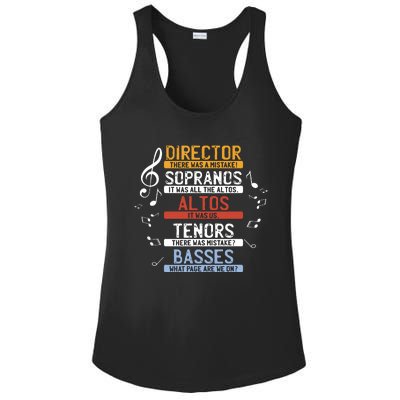 Choir Joke Funny Music Singing Tee Men Women Kids Ladies PosiCharge Competitor Racerback Tank