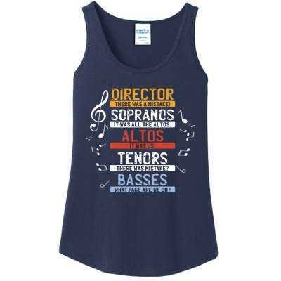 Choir Joke Funny Music Singing Tee Men Women Kids Ladies Essential Tank