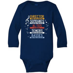 Choir Joke Funny Music Singing Tee Men Women Kids Baby Long Sleeve Bodysuit