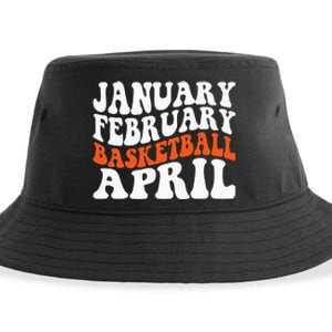 Creative January February Basketball April Basketball Gamer Sustainable Bucket Hat