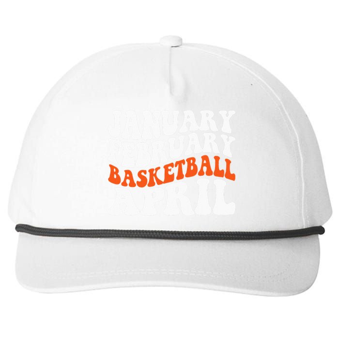 Creative January February Basketball April Basketball Gamer Snapback Five-Panel Rope Hat