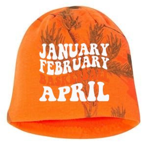 Creative January February Basketball April Basketball Gamer Kati - Camo Knit Beanie