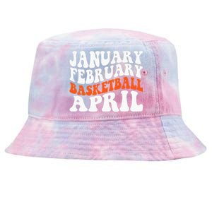 Creative January February Basketball April Basketball Gamer Tie-Dyed Bucket Hat