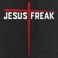 Christian Jesus Freak Red Cross Cool Comfort Performance Bucket Hat