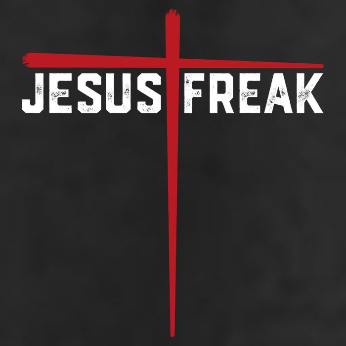 Christian Jesus Freak Red Cross Cool Comfort Performance Bucket Hat