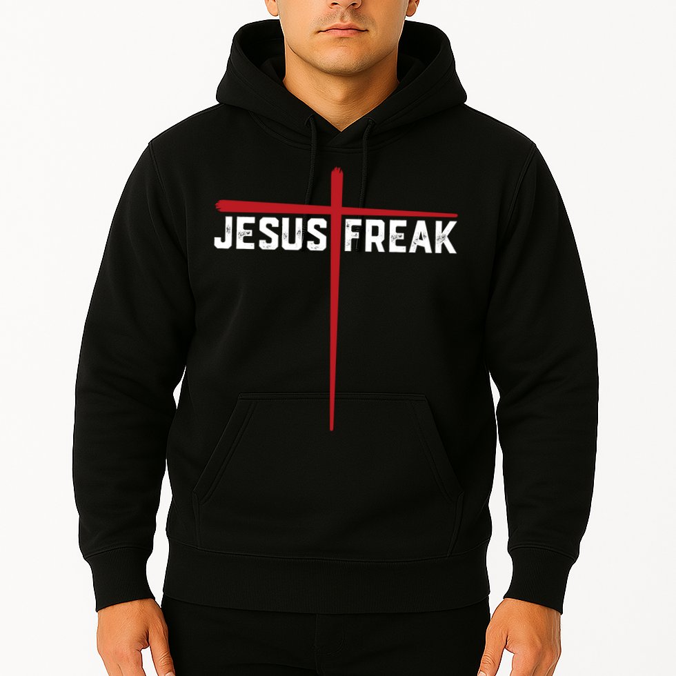 Christian Jesus Freak Red Cross Hoodie