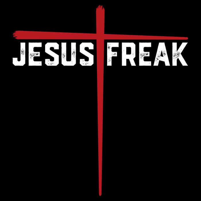 Christian Jesus Freak Red Cross Long Sleeve Shirt