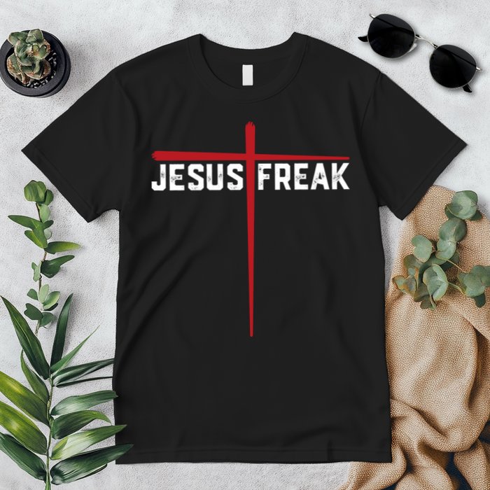 Christian Jesus Freak Red Cross Premium T-Shirt