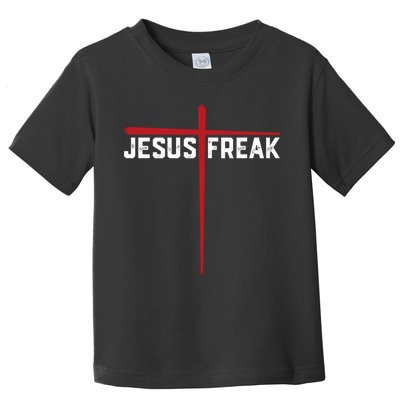 Christian Jesus Freak Red Cross Toddler T-Shirt