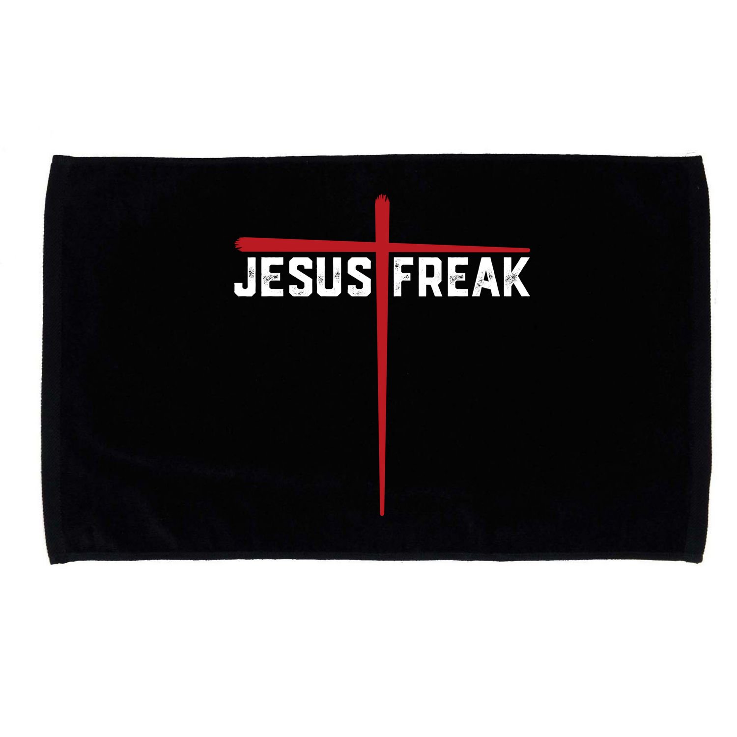 Christian Jesus Freak Red Cross Microfiber Hand Towel