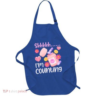 Cute Job Funny Pharm Tech Pharmacist Humor Pharmacy Great Gift Full-Length Apron With Pockets