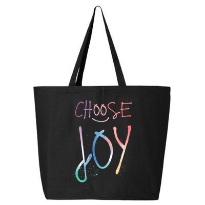 Choose Joy Gift Happy Motivational Gift 25L Jumbo Tote