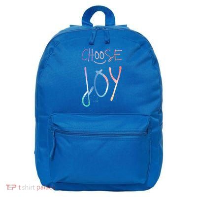 Choose Joy Gift Happy Motivational Gift 16 in Basic Backpack