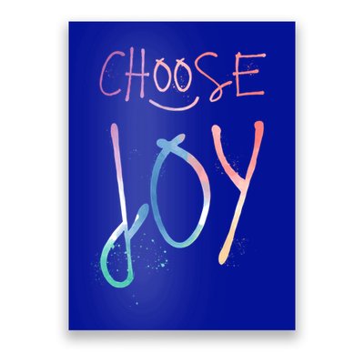 Choose Joy Gift Happy Motivational Gift Poster