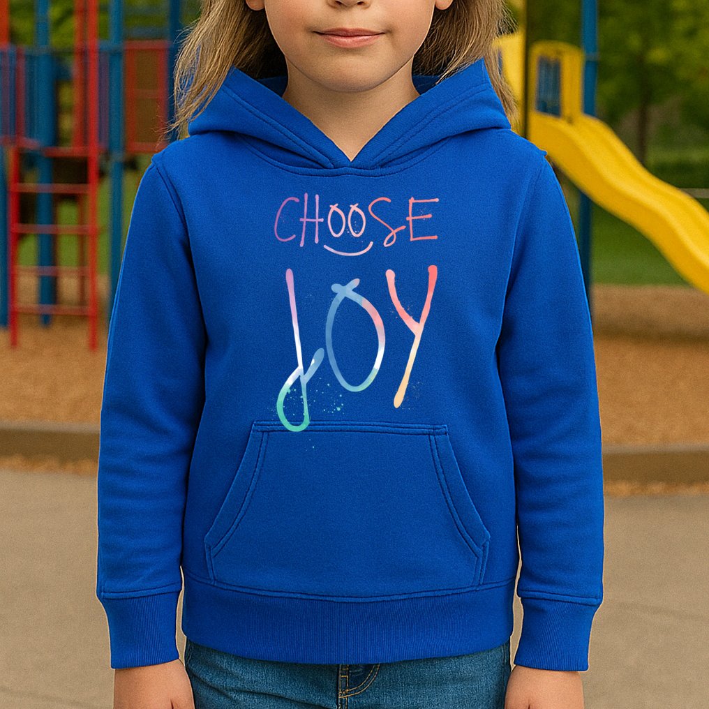 Choose Joy Gift Happy Motivational Gift Kids Hoodie