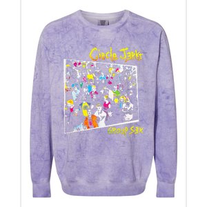 Circle Jerks Group Sex Colorblast Crewneck Sweatshirt