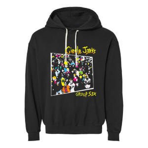 Circle Jerks Group Sex Garment-Dyed Fleece Hoodie