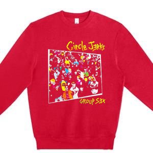 Circle Jerks Group Sex Premium Crewneck Sweatshirt