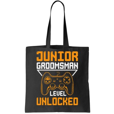 Cute Junior Groomsman Gaming Wedding Party Jr Gift Tote Bag