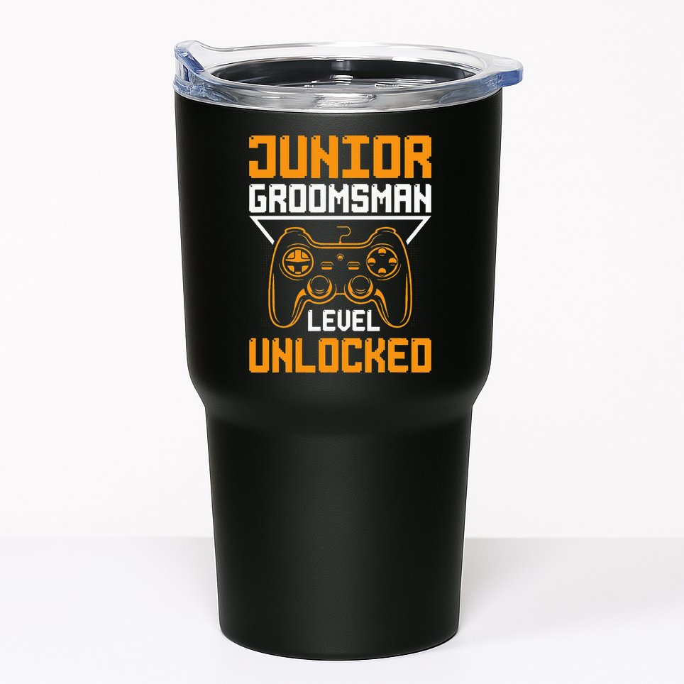 Cute Junior Groomsman Gaming Wedding Party Jr Gift Tumbler