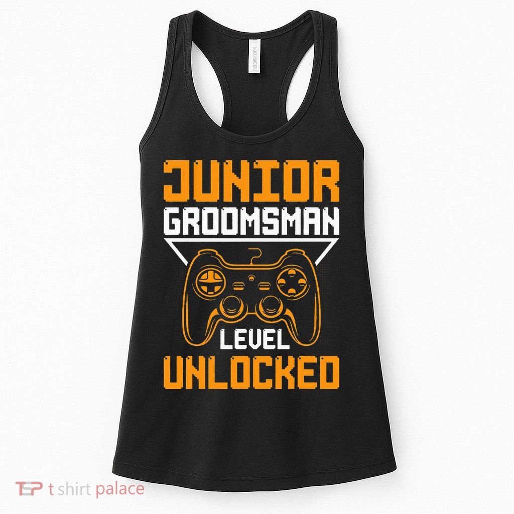 Cute Junior Groomsman Gaming Wedding Party Jr Gift Womens Tank Top