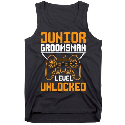 Cute Junior Groomsman Gaming Wedding Party Jr Gift Tank Top