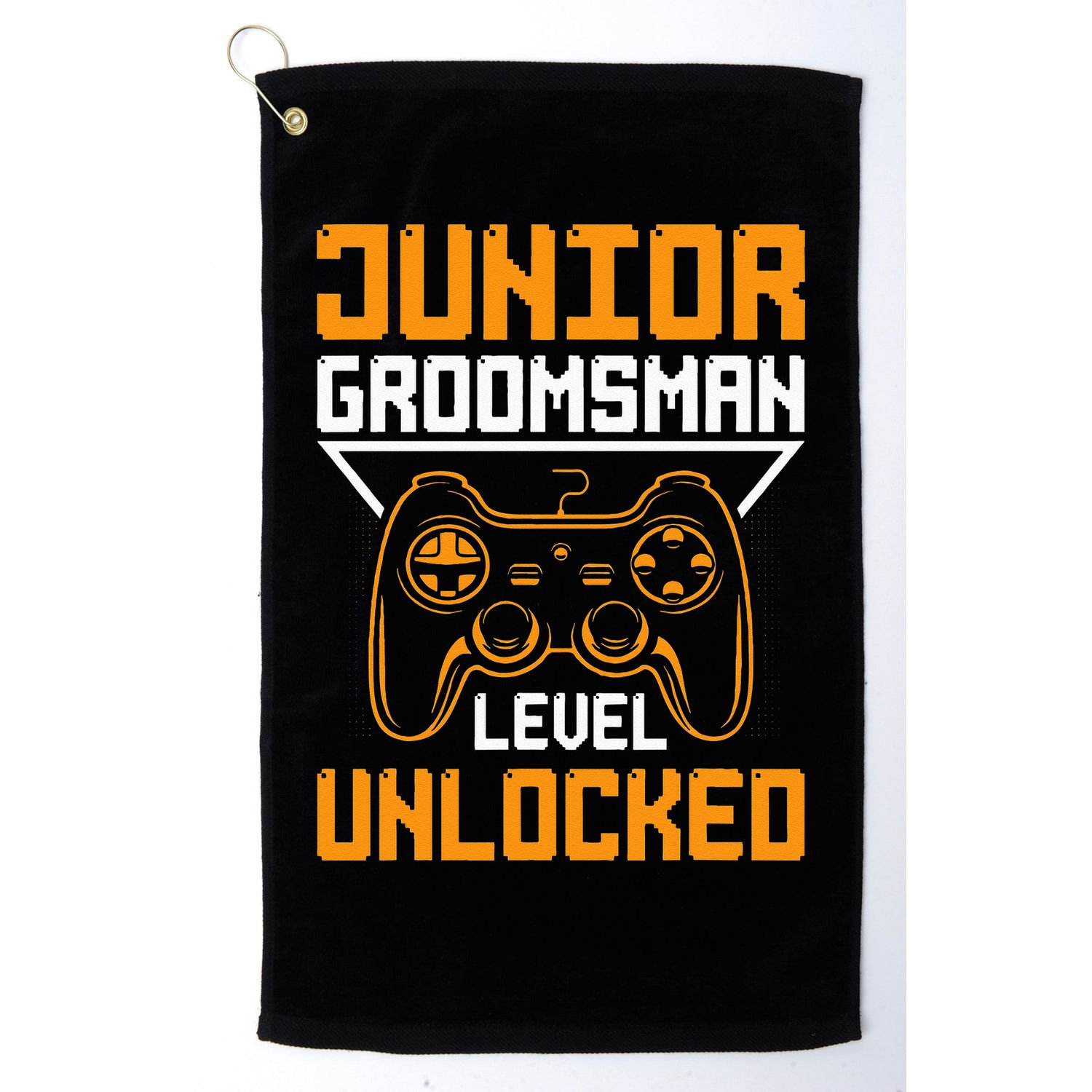 Cute Junior Groomsman Gaming Wedding Party Jr Gift Golf Towel