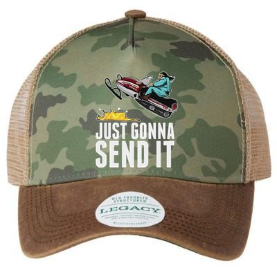 Cool Just Gonna Send It Legacy Tie Dye Trucker Hat