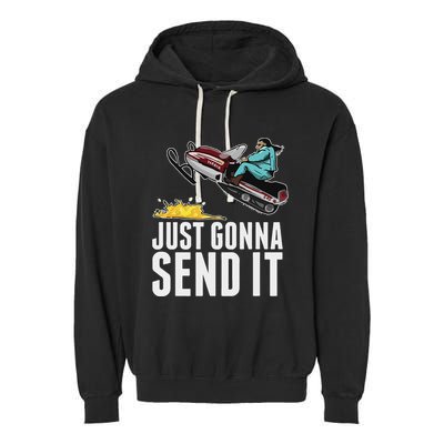 Cool Just Gonna Send It Garment-Dyed Fleece Hoodie