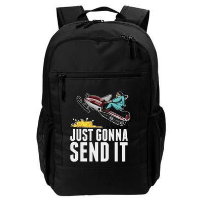 Cool Just Gonna Send It Daily Commute Backpack