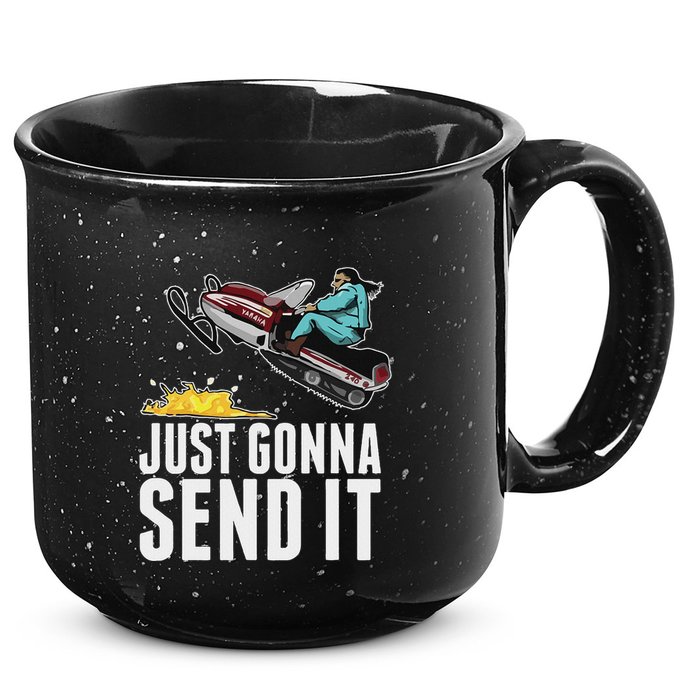 Cool Just Gonna Send It 15oz Campfire Ceramic Mug