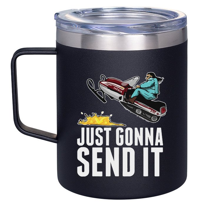 Cool Just Gonna Send It 12oz Stainless Steel Coffee Mug